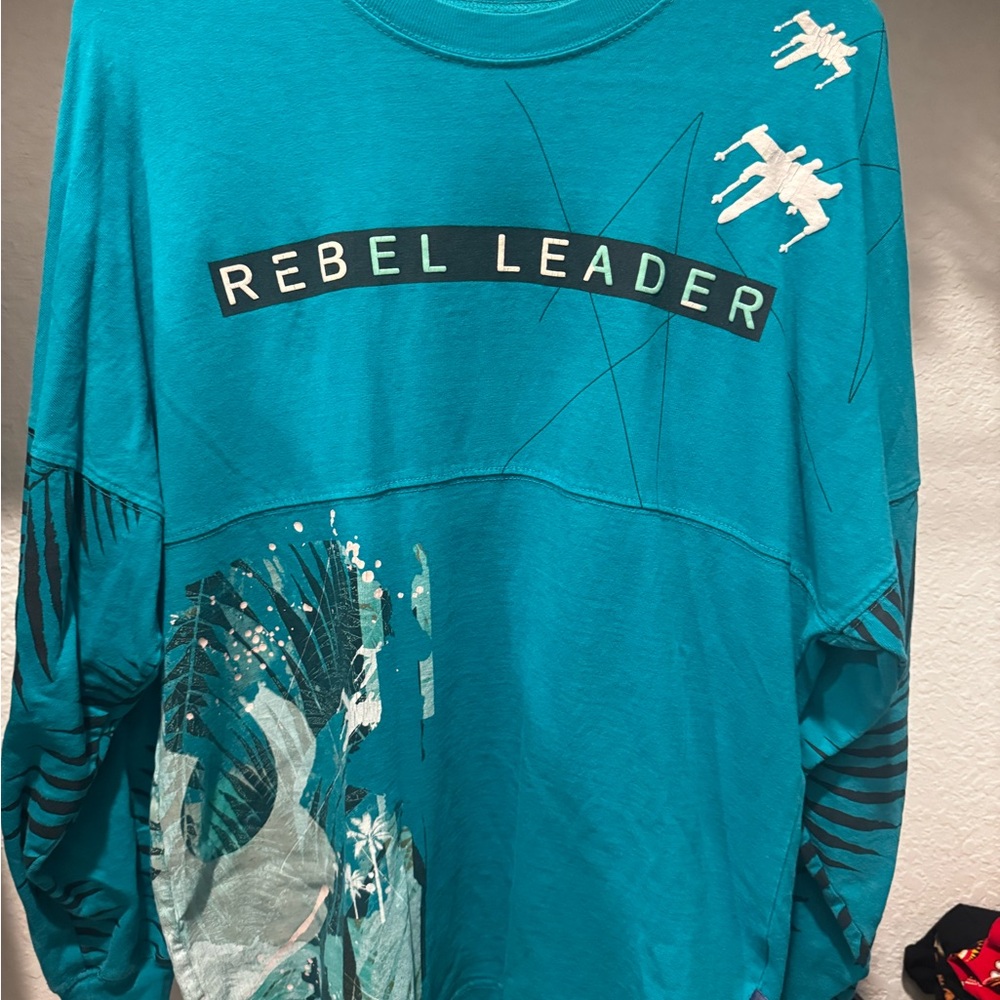 Teal Rebel Leader Graphic Sweatshirt